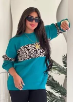 ⁦Tricot Tiger Blouse⁩ - الصورة ⁦2⁩